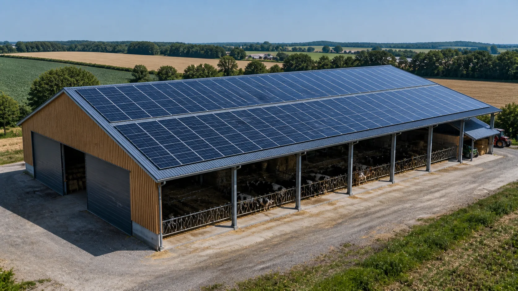 Hangar photovoltaïque