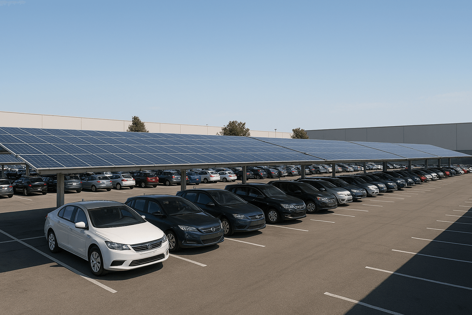 Valoriser un parking avec des ombrières photovoltaïques