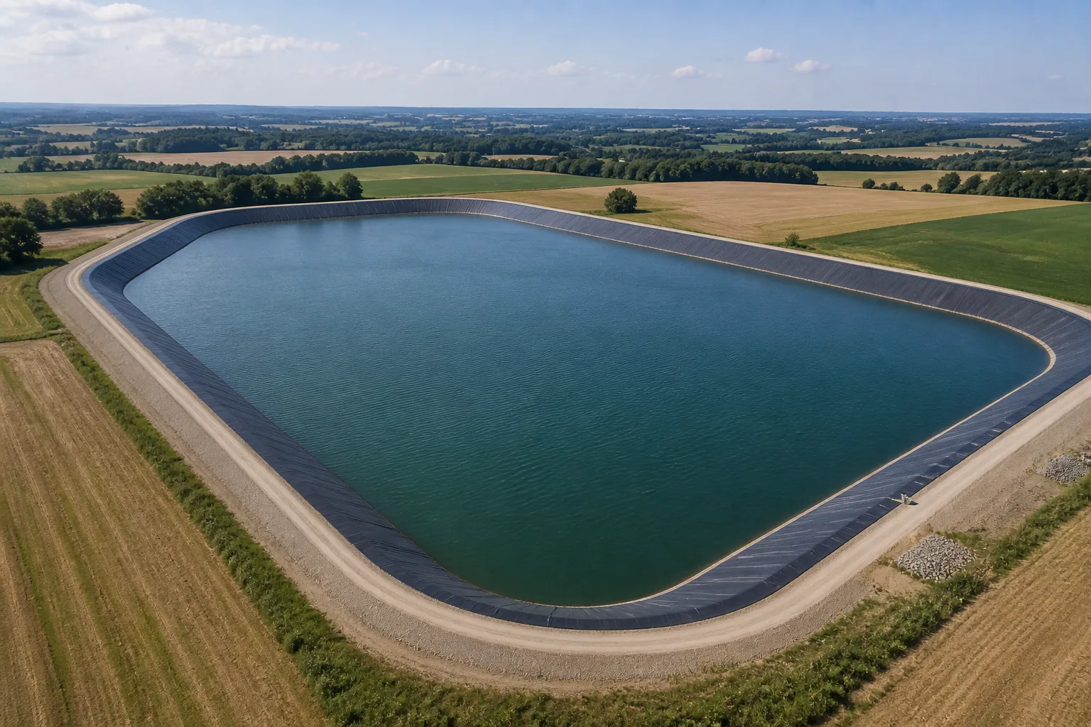 Centrale solaire flottante sur plan d’eau